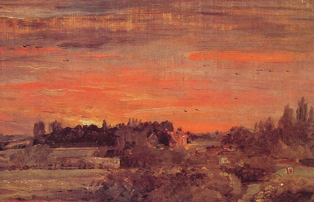 John Constable East Bergholt Rectory